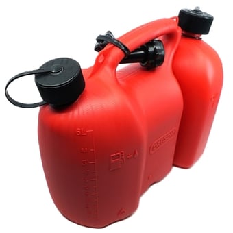 picture of Oregon Combi Can for Fuel and Chain Oil - 6L + 3L - Red - [OR-562405]