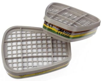 picture of 3M - Pair of ABEK1 Combination Filter Cartridges - For 6000 7500 & 6900 Masks - [3M-6059]
