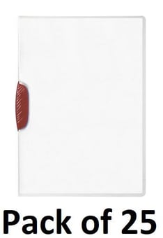 picture of Durable - Swingclip® 30 Clip Folder - A4 - Red - Pack of 25 - [DL-226003]