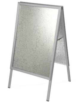 Picture of Spectrum Silver A- Board Pavement Sign A2 Size - SCXO-CI-14083