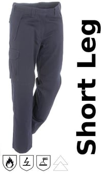 picture of ProGarm 7638 FR AS EA Navy Blue Trouser Short Leg - PG-7638-SL