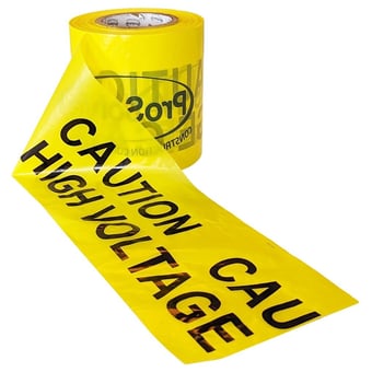 picture of ProSolve Underground Warning Tape High Voltage - 150mm x 365m - [PV-HIGHVOLT]
