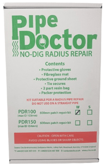 picture of Pipe Doctor Radius Repair Kit DN100 Pipe - Winter Resin - [S1-PDR100KITW] - (LP)