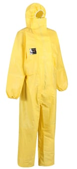 picture of Alpha Solway - Alphachem X150 Limited Life Chemical Yellow Coverall - AL-X150