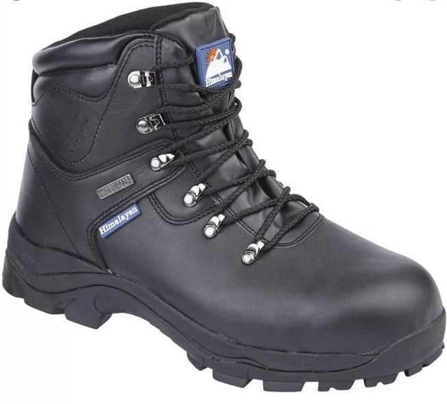 picture of S3 SRC - Black Leather Fully Waterproof Safety Boot - Conforms to EN ISO 20344:2004 - BR-5200