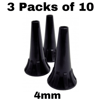picture of Keeler Jazz Otoscope - Reusable Specula - 4mm - 3 Packs of 10 - [ML-W4235/3-PACK]