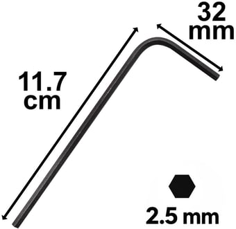 picture of Faithfull Allen Key 2.5mm - [TB-FAIHK25M]