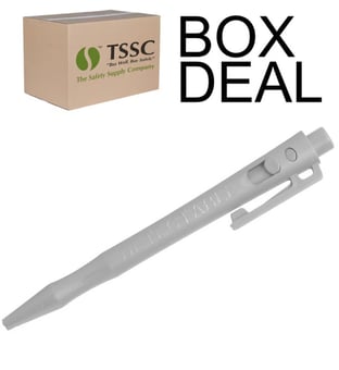 picture of Detectamet Detectable Retractable HD Pen Blue Ink - White Housing - WC - Box Deal 100 Pieces - [IH-DT101I01C66PA01]