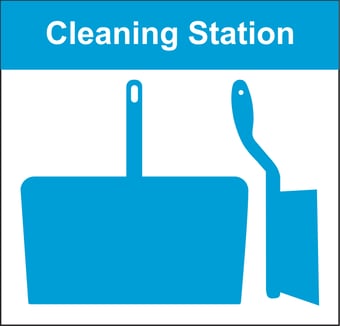 Picture of Spectrum Cleaning Station Board D - Blue - Includes Matching Stock - [SCXO-CI-SB-BD04-BL]