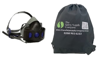 picture of 3M - Secure Click Reusable Half Face Mask - HF-800 Series - Medium - TSSC Bag - [IH-KITHF802]