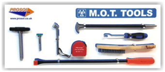 picture of M.O.T Tool Storage Shadow Panel Board - With Tools - 750 x 300mm - [PSO-MTP1590]