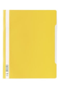 Picture of Durable - Clear View PVC Folder - Yellow - Pack of 50 - [DL-257004]