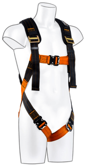 Picture of Portwest - FP71 Ultra 1 Point Harness - Dorsal D-ring - Black/Orange - PW-FP71K1R