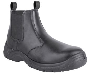 picture of Titan Dealer Water Resistant Slip On Safety Boot - Black - S3 SR FO - TW-TS11