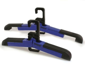picture of Travel Folding Coat Hanger (One) - Includes Tie Hanger - [FG-CH]