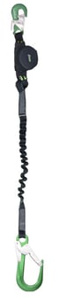 picture of Kratos Energy Absorbing Expandable Lanyard - Scaffold Hook And Snap Hook - 1.8 mtr - [KR-FA3072320]