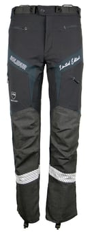 picture of Solidur Climbcut Men's Chainsaw Trousers - Black/Blue - SEV-CLPAUE25M
