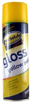 picture of ProSolve Gloss Yellow Paint - 500ml - RAL 1003 - [PV-GYP5A]