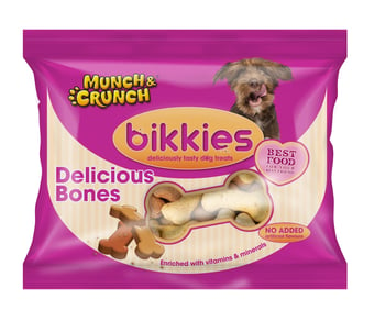 picture of Munch & Crunch Delicious Bones Bikkies 350g - [PD-MC0046]