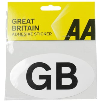 picture of AA Great Britain Badge Adhesive - Small - [SAX-AA6691] - (DISC-R)