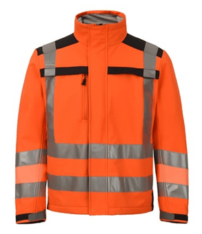 Picture of Aqua Hi-Vis  Soft Shell Fleece Orange - FU-FJ075-000-026