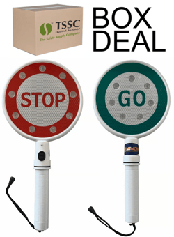 picture of Way4Now - Stop Go - LED Handle Baton Paddle - Box Deal 50 - [IH-SHU-L-HB-1] - (HP)