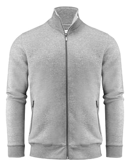 picture of James Harvest Melville Heights Full Zip Sweater - Grey Melange - BT-HAR2132026-H120
