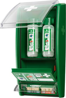 picture of Cederroth First Aid Eye Wash Station With Plaster Dispenser - [SA-CD30]