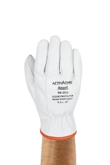 picture of Ansell ActivArmr 96-002 Low Voltage Premium Goat Skin Insulating Gloves - Pair - AN-96-002