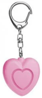 Picture of Walk Easy Loveheart Pink Personal Alarm - 130 dBs - [WEA-WE132P]
