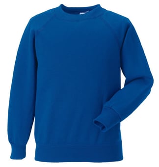 picture of Russell Schoolgear Children's Classic Sweatshirt - Bright Royal - BT-7620B-BRO