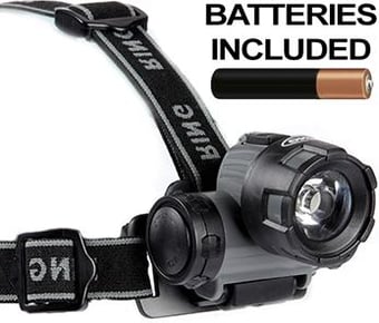 picture of Top Spec Mechanics Headlight Torch - Includes 3x AAA Batteries - 50 Lumens Light Output - [RA-RT5174]