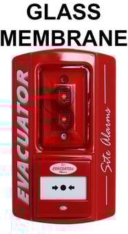 picture of FMC - Evacuator Sitemaster - Call Point Alarm - Reusable Glass Membrane - [FMC-EVA-SMBG] - (LP)