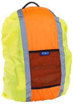 Picture of Yoko Hi-Vis Rucksack Cover - Orange/Yellow- [BT-HVW068-OY]