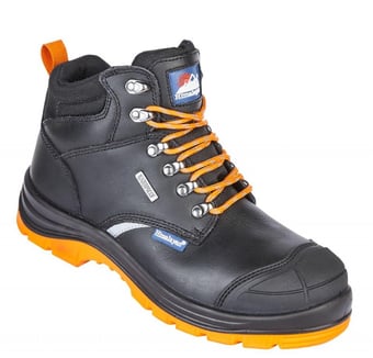 Picture of Himalayan Black Leather Upper Reflecto S3 SRC - Waterproof Safety Boot - BR-5402