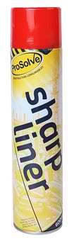 picture of ProSolve Sharpliner Paint Aerosol - 600ml - Red - [PV-PVSHR6A]