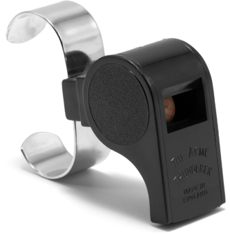 picture of ACME 577 Thunderer Finger Whistle - Black - 115dBA - [AC-577-BLACK]