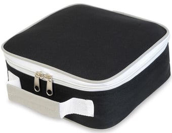 Picture of Shugon - SH1808 Sandwich Lunchbox Cooler Bag - Black/Light Grey - [BT-SH1808-BLK]