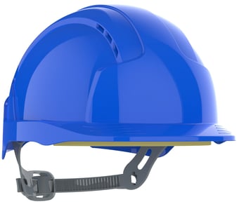 Picture of JSP EVOLite Safety Helmet Slip Ratchet Vented Blue - [JS-AJB160-000-500]