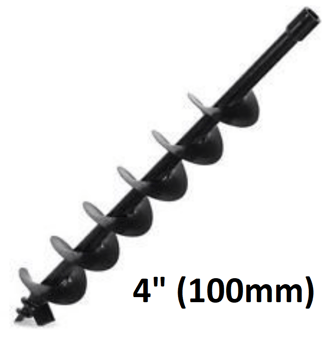 picture of Efco Post Hole Auger Bit 4 Inch - [HC-EA4]