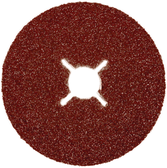 Picture of Abracs Fibre Sanding Discs 178mm x 22mm - 80 Grit AL/OX - 8,500 Max RPM - Box of 25 - [ABR-ABFD178080A]