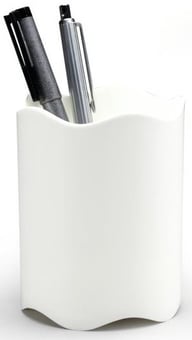 Picture of Durable - Pen Cup Trend - White - 80 Dia x 102 mm - Pack of 6 - [DL-1701235010]