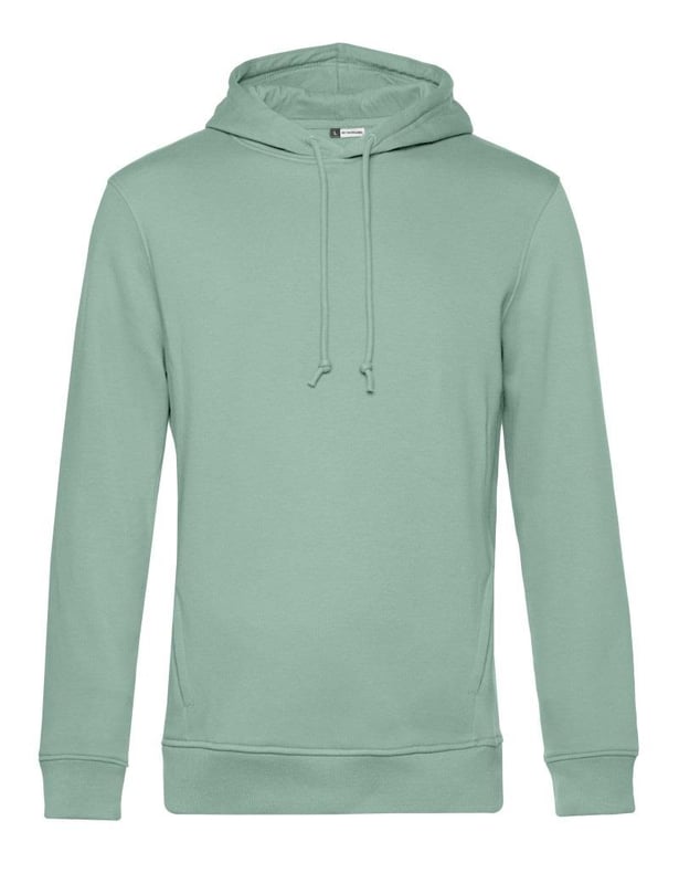 picture of B&C Men's Organic Hooded Sweat - Sage - BT-WU33B-SAG