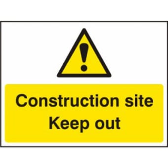 Picture of Spectrum Construction Site Keep Out - SAV 600 x 450mm - SCXO-CI-12400