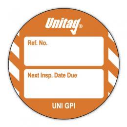 Picture of Scafftag Unitag Next Inspection Date Due Insert - Choice of Colours - SC-UNI-GPI