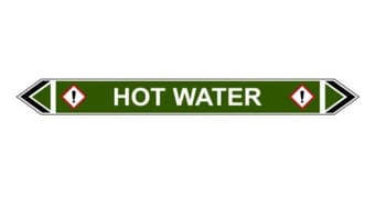 Picture of Flow Marker - Hot Water - Green - Pack of 5 - [CI-13413]