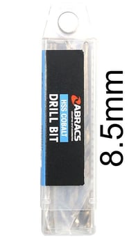 picture of Abracs HSS Cobalt Drill Bit 8.5mm - Pack of 5 - [ABR-DBCB08505]