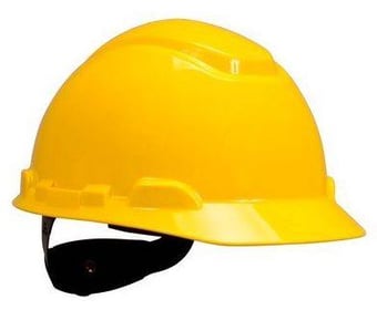 picture of 3M H700 Yellow Non Ventilated Safety Helmet  - [3M-H-701C-GU] - (DISC-R)