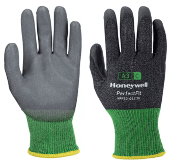 picture of Honeywell Perfect Fit 13G A3/C Polyurethane Coated Grey Gloves - HW-NPF23-0113G