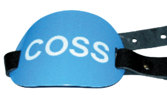 picture of Enamelled Arm Badge With Leather Straps & Buckle - COSS "Controller Of Site Safety" - [UP-0044/150115]